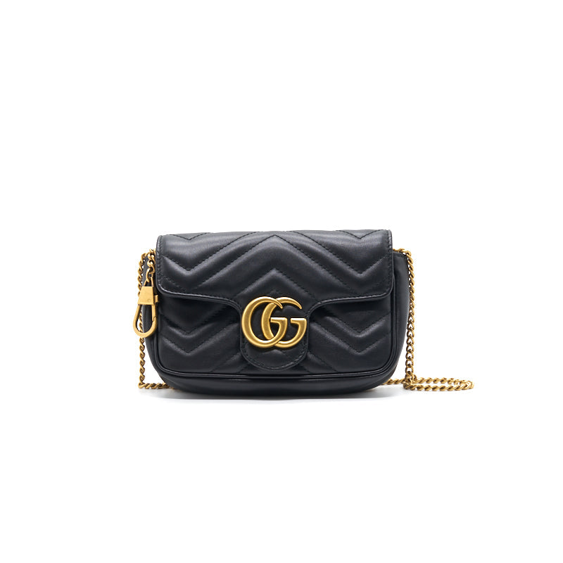 Gucci Marmont Matelass Super Bag Leather Mini Travel Bag Bag 1