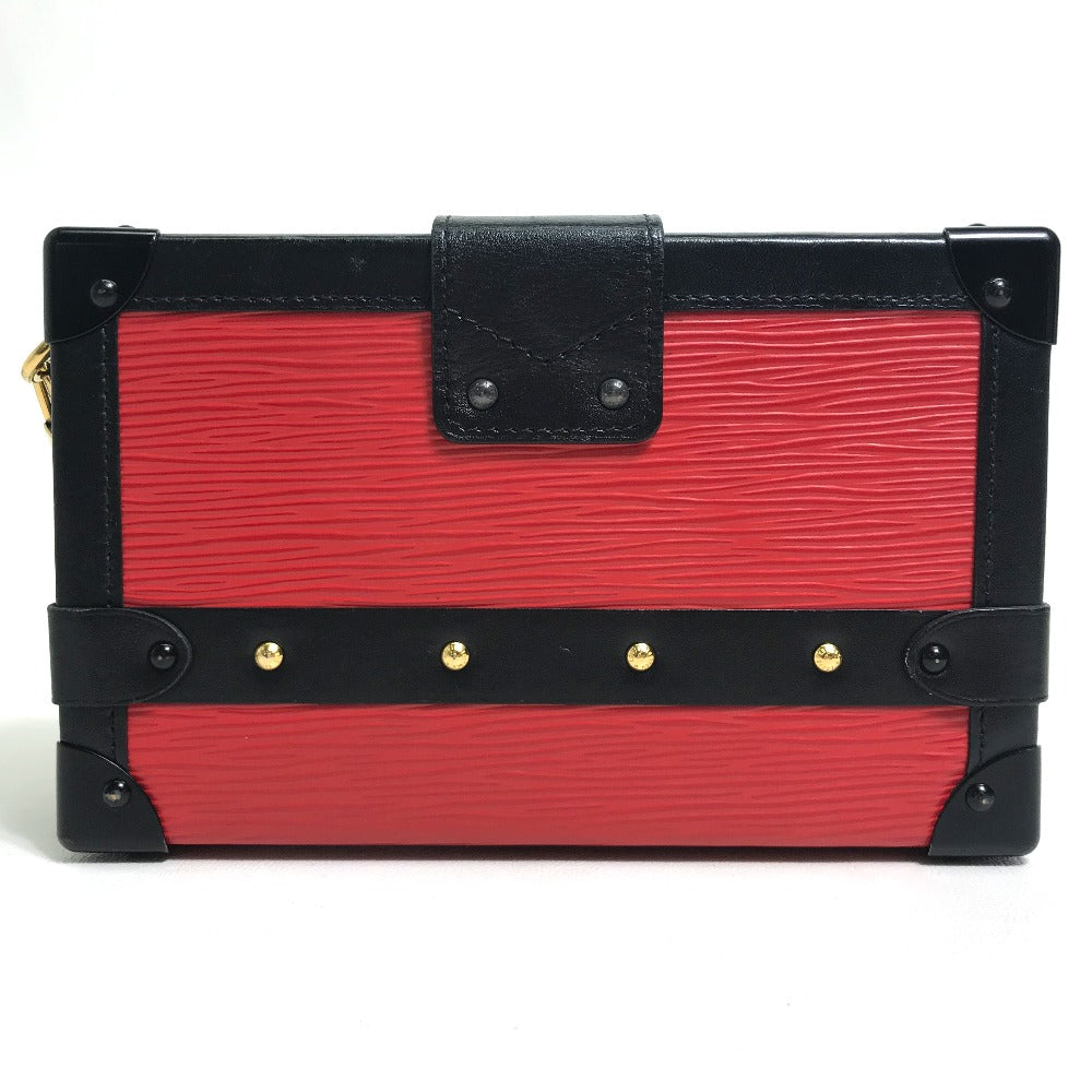Louis Vuitton M54651 Epi Petite Mar Leather Black Red Shoulder Bag