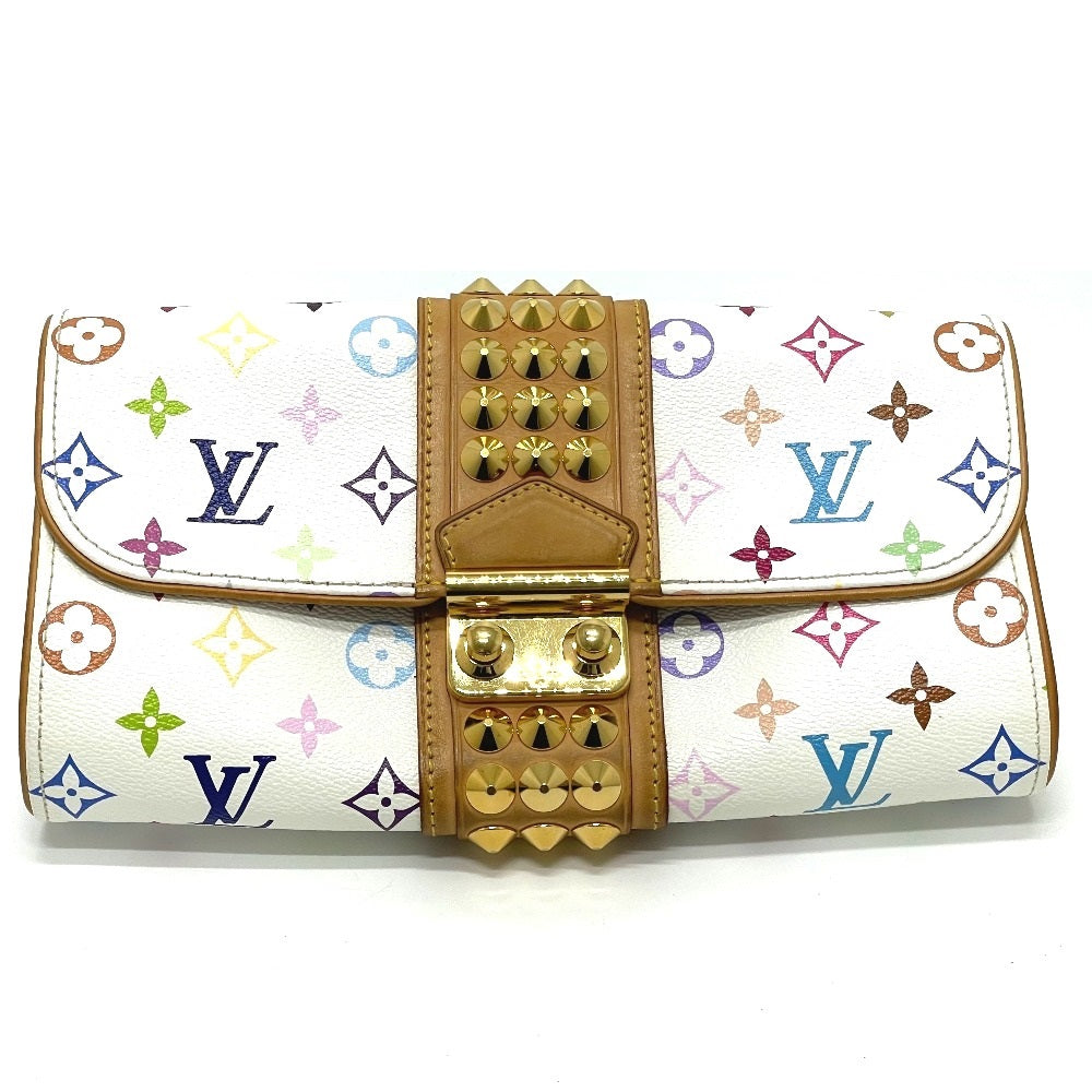 Louis Vuitton business M45639 Pochette Courtney Monogram Canvas Multicolor Clutch Bag