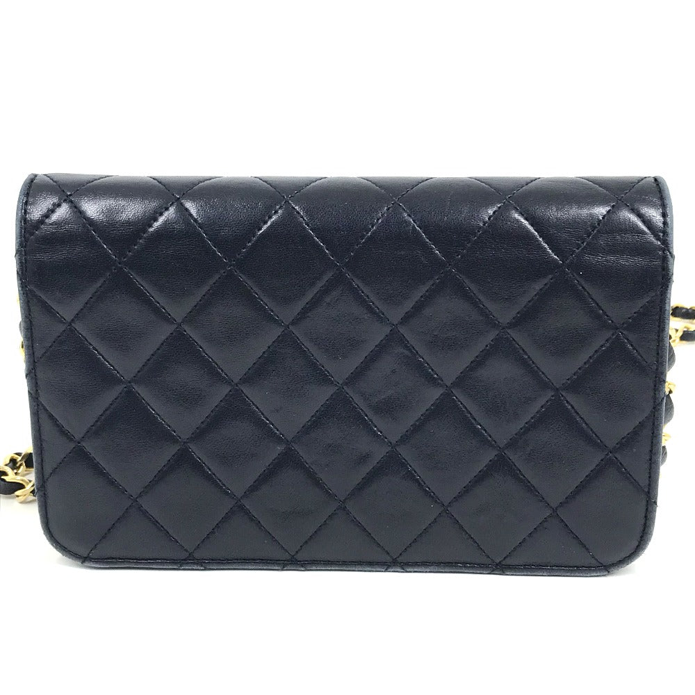 Chanel lambskin Navy CC COCO Mark Matelasse Shoulder Bag