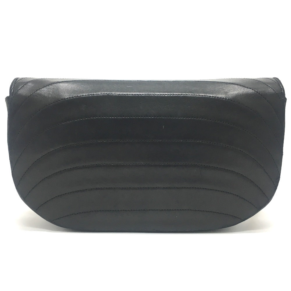 CHANEL Shoulder Bag lambskin black CCCOCO Mark Pochette Women  