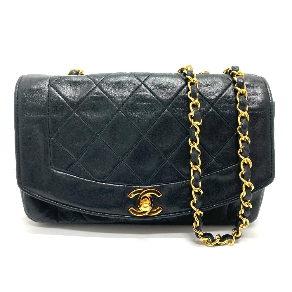 Chanel lambskin CCCOCO Mark Diana 22 Black Shoulder Bag