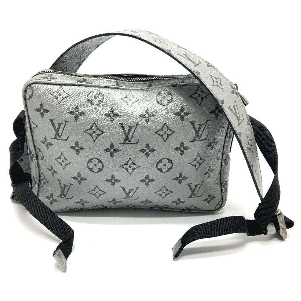 Louis Vuitton M43859 Reflect Messenger PM Monogram Canvas Silver Crossbody Bag