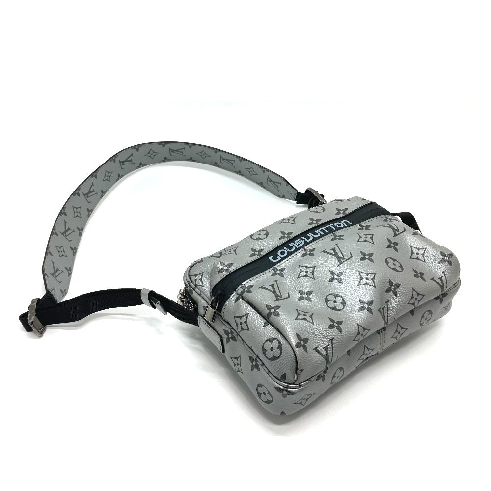 Louis Vuitton M43859 Reflect Messenger PM Monogram Canvas Silver Crossbody Bag