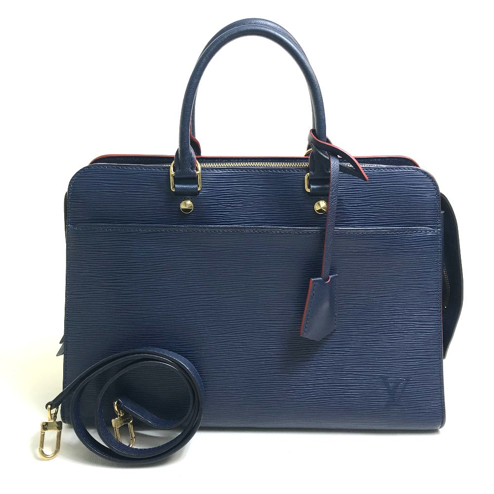Louis Vuitton M54150 Epi x Epi Vaneau Leather Red Navy Handbag