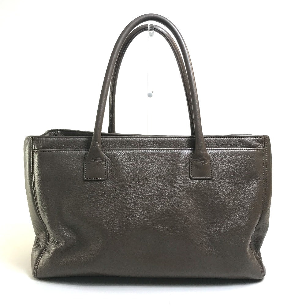CHANEL Tote Bag A15206 Calf leather Brown type CC COCO Mark Executive Women  