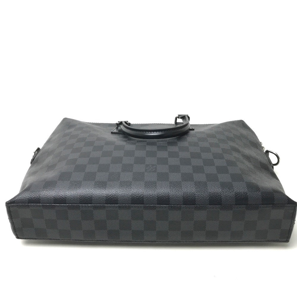 Louis Vuitton Business N48224 Damier Grafitto Damier Canvas Black Handbag