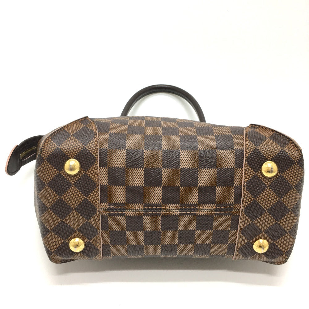 Louis Vuitton N41554 Damier Kaisatoto PM Canvas Brown Tote Bag