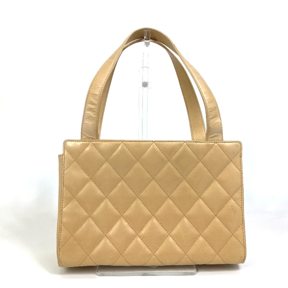 Chanel Calfskin Matrasse Beige Tote Bag