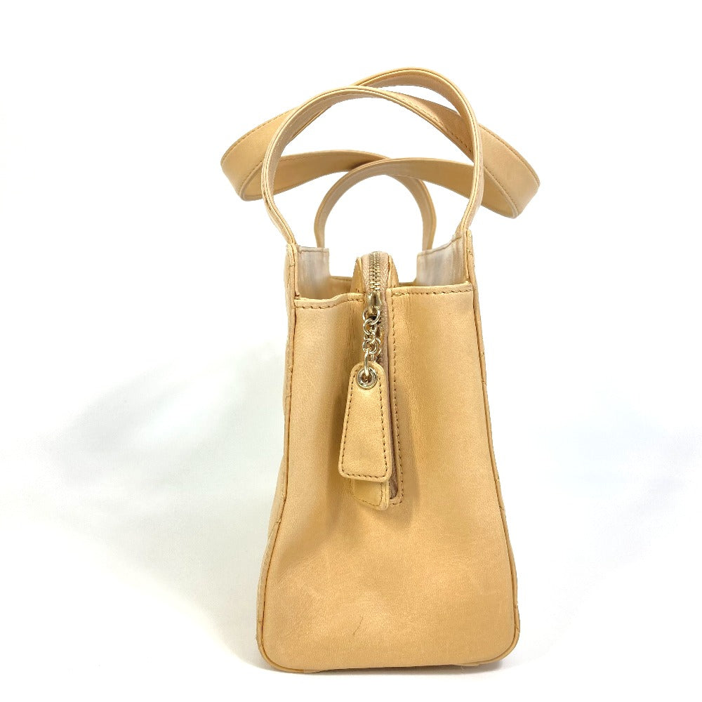 Chanel Calfskin Matrasse Beige Tote Bag