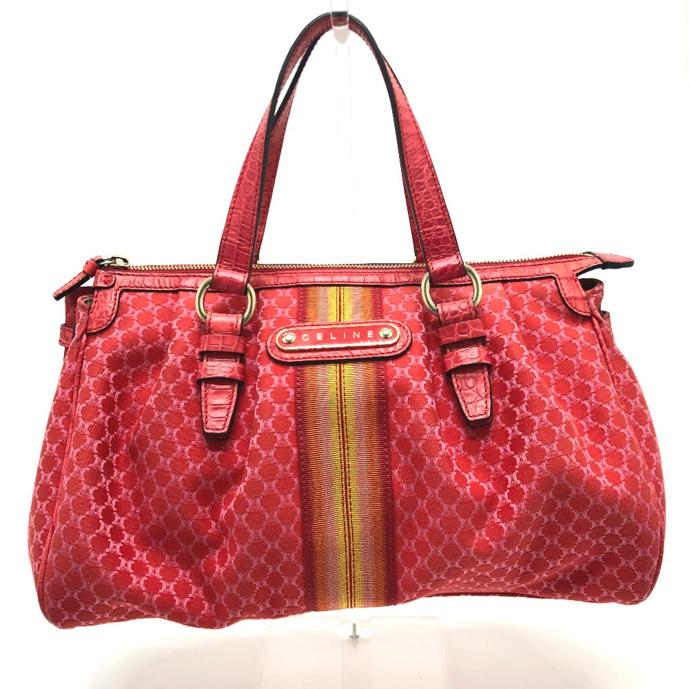 Type Macadam Women Leather Canvas Travel Bag