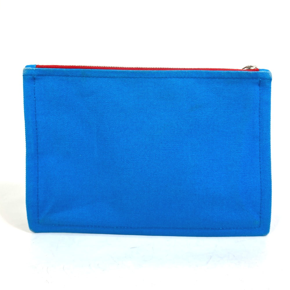 Pouch X The King Of Cats Mitsu Canvas Blue Travel Bag