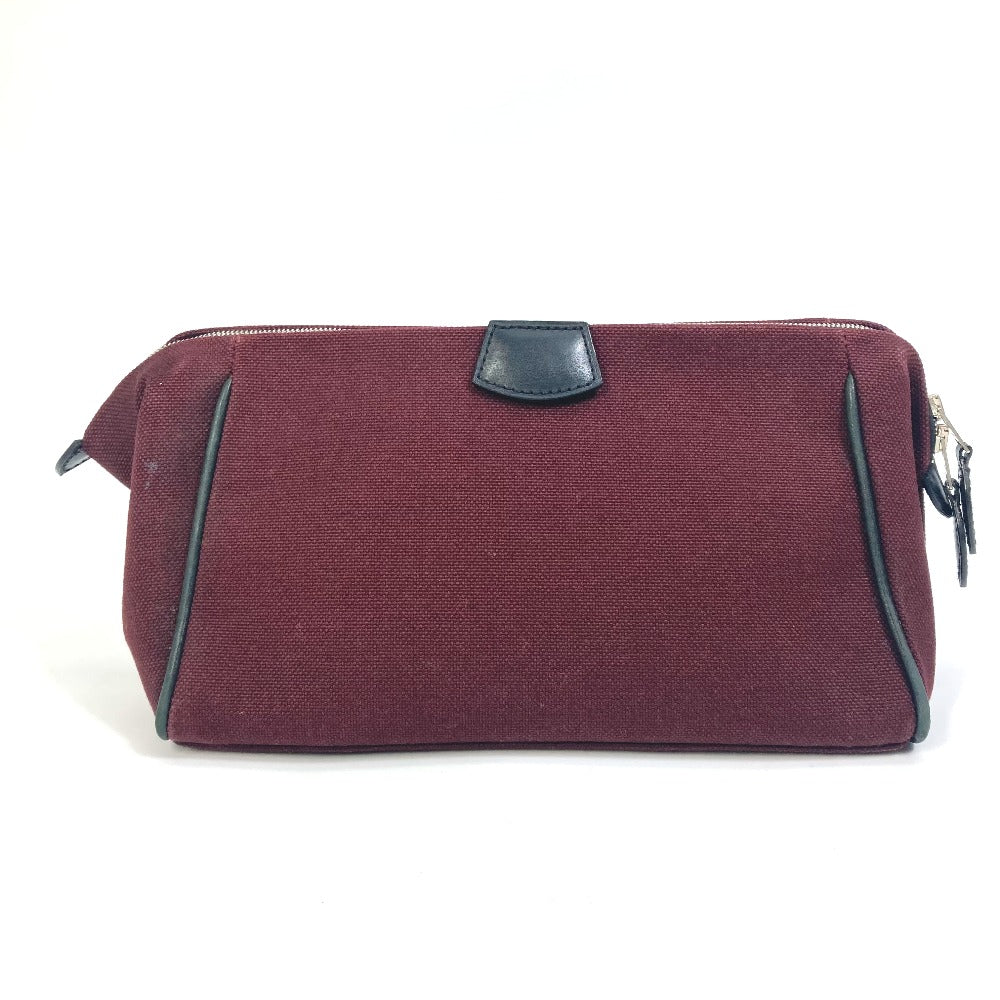 Clutch Bag Bordeaux Women Canvas