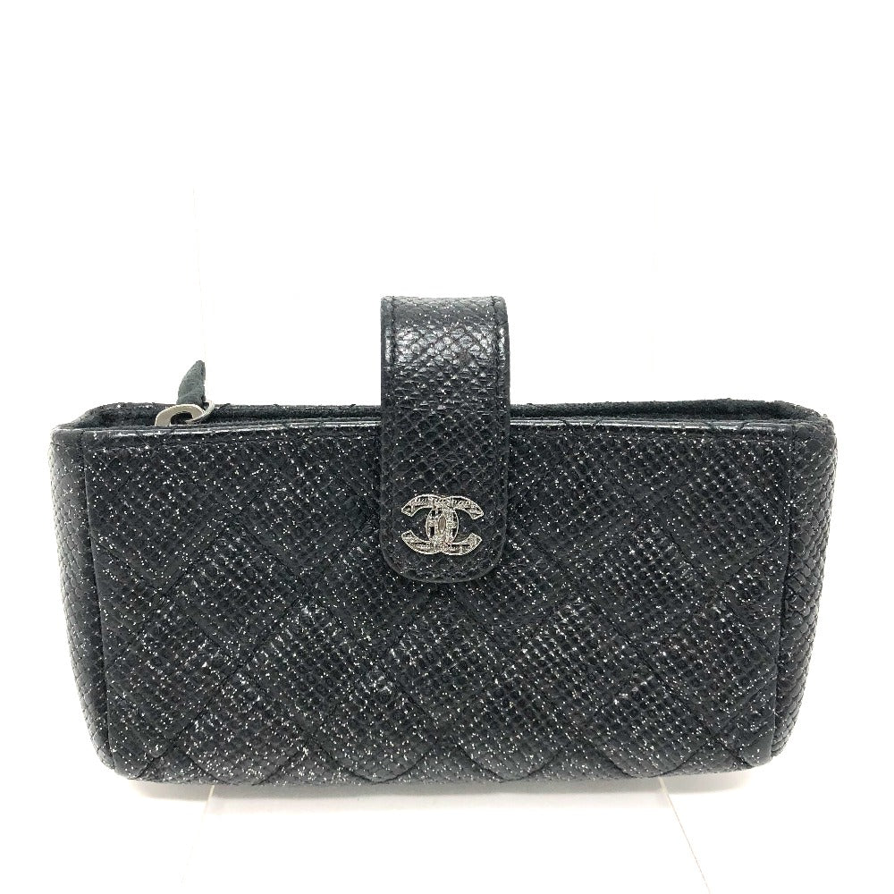 Chanel CC COCO Mark Matrasse Black Leather Handbag