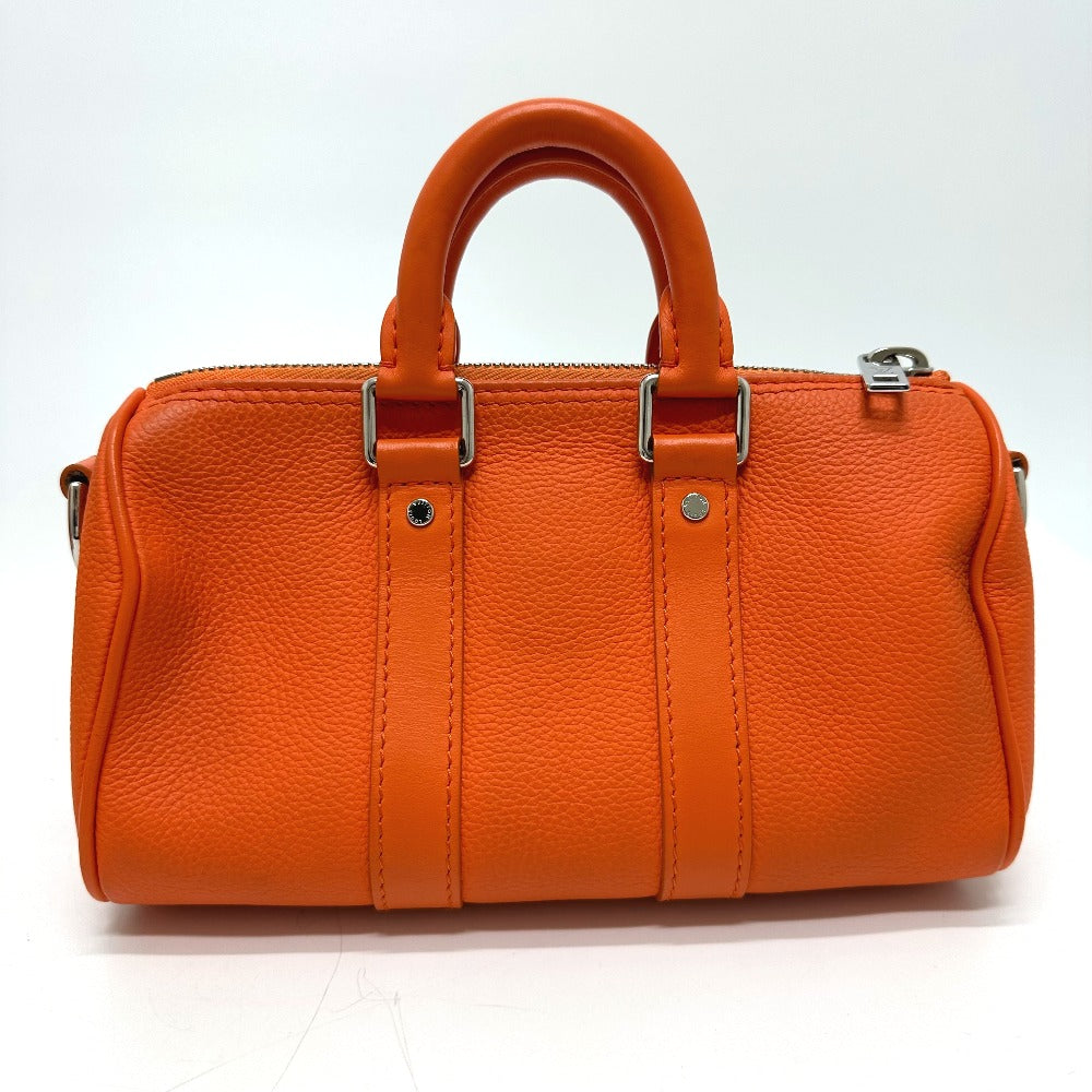 Louis Vuitton M81004 Aerogram Keepall XS Leather Orange Shoulder Bag
