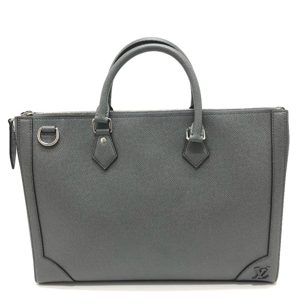 Louis Vuitton Business M30856 Taiga Slim Leather Gray Handbag