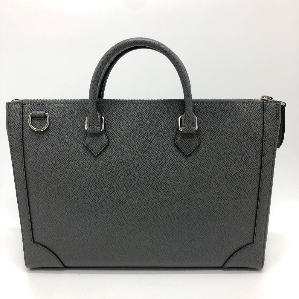 Louis Vuitton Business M30856 Taiga Slim Leather Gray Handbag
