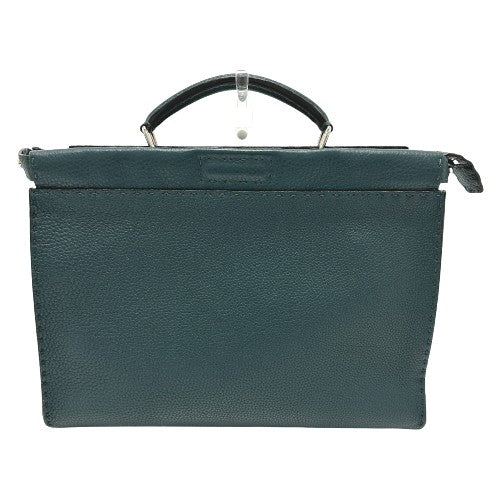 Fendi Business Bag 7Va406 Type Selleria Monster Iconic Peek Leather Blue Travel Bag