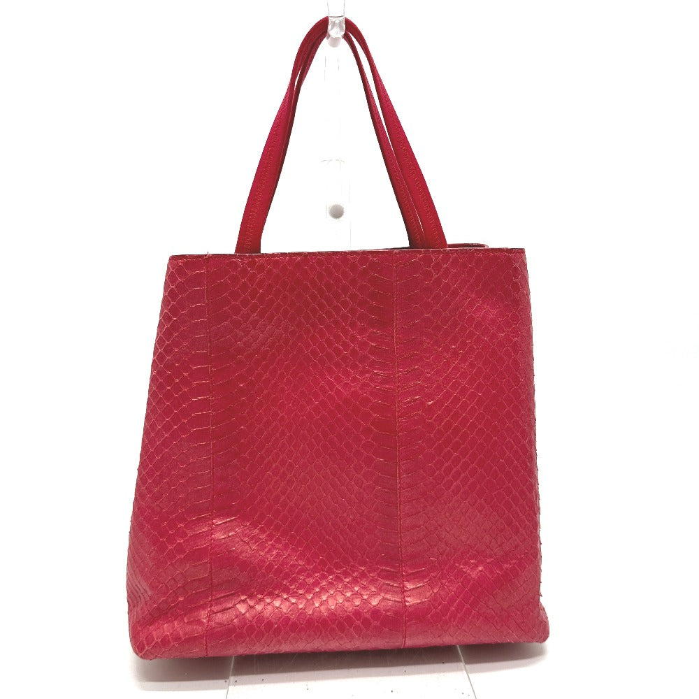 Tote Bag With Side Leather Pink