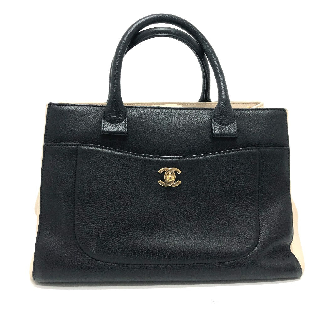 Chanel CC mark Executive Black Leather Shoulder Bag