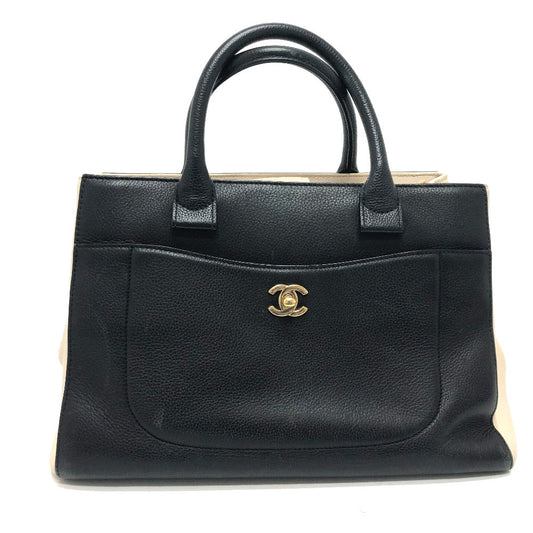 Chanel CC mark Executive Black Leather Shoulder Bag