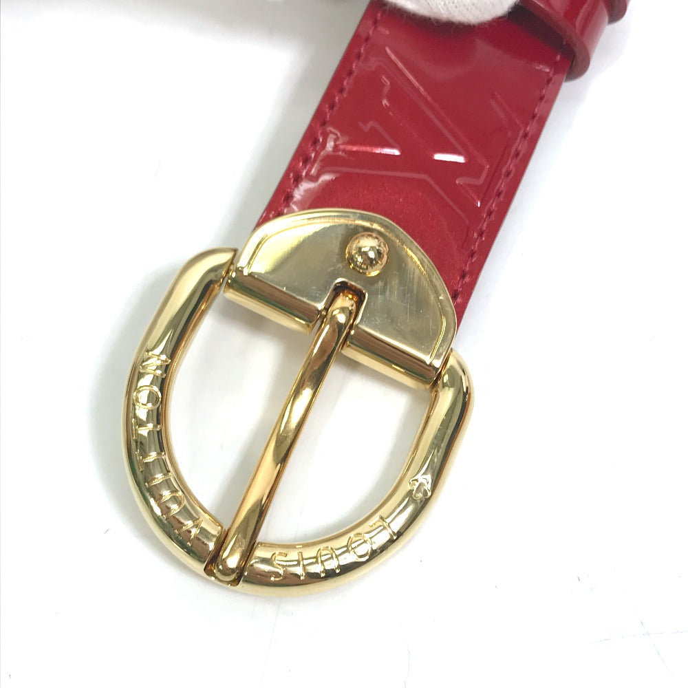 Louis Vuitton M6980U Vernis Saintur 80 Monogram Red Belt
