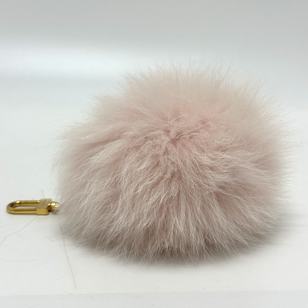 Louis Vuitton charm M67371 fur Fluffy Fuzzy Pink Handbag