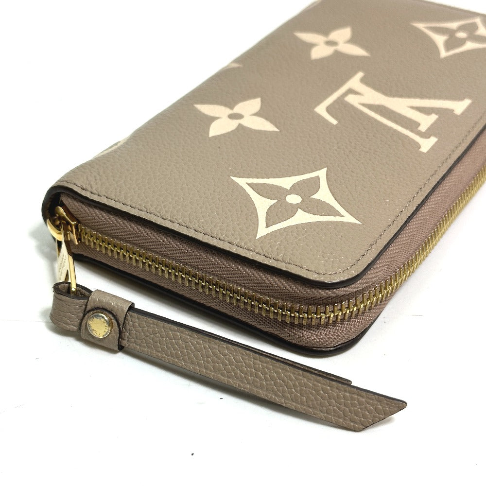 Louis Vuitton Long Purse M69794 Ann Platt Monogram Leather Beige Wallet Case