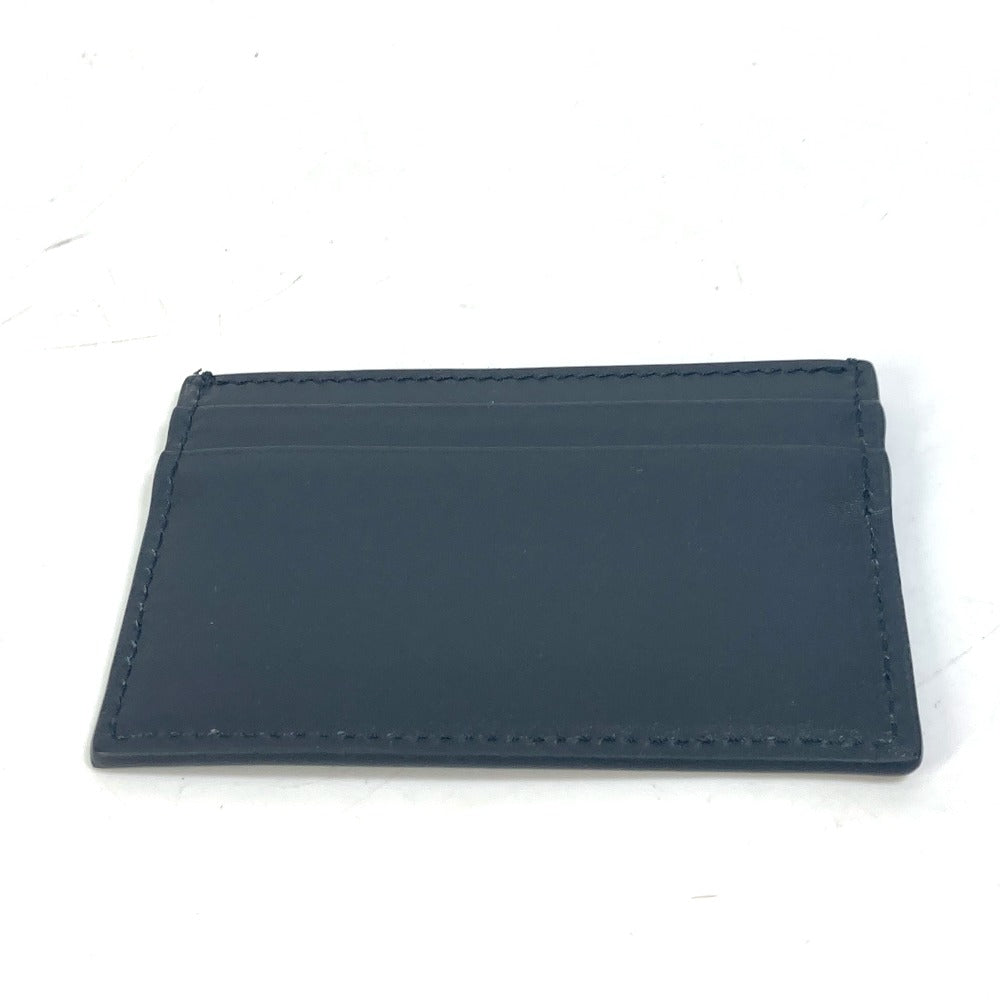 Gucci name holder Leather Black Logo Wallet Case
