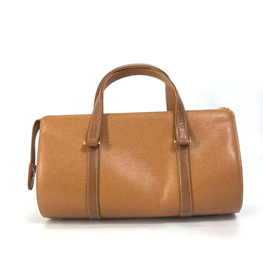 Burberry Inner Check Women Handbag Leather Brown Logo Travel Bag