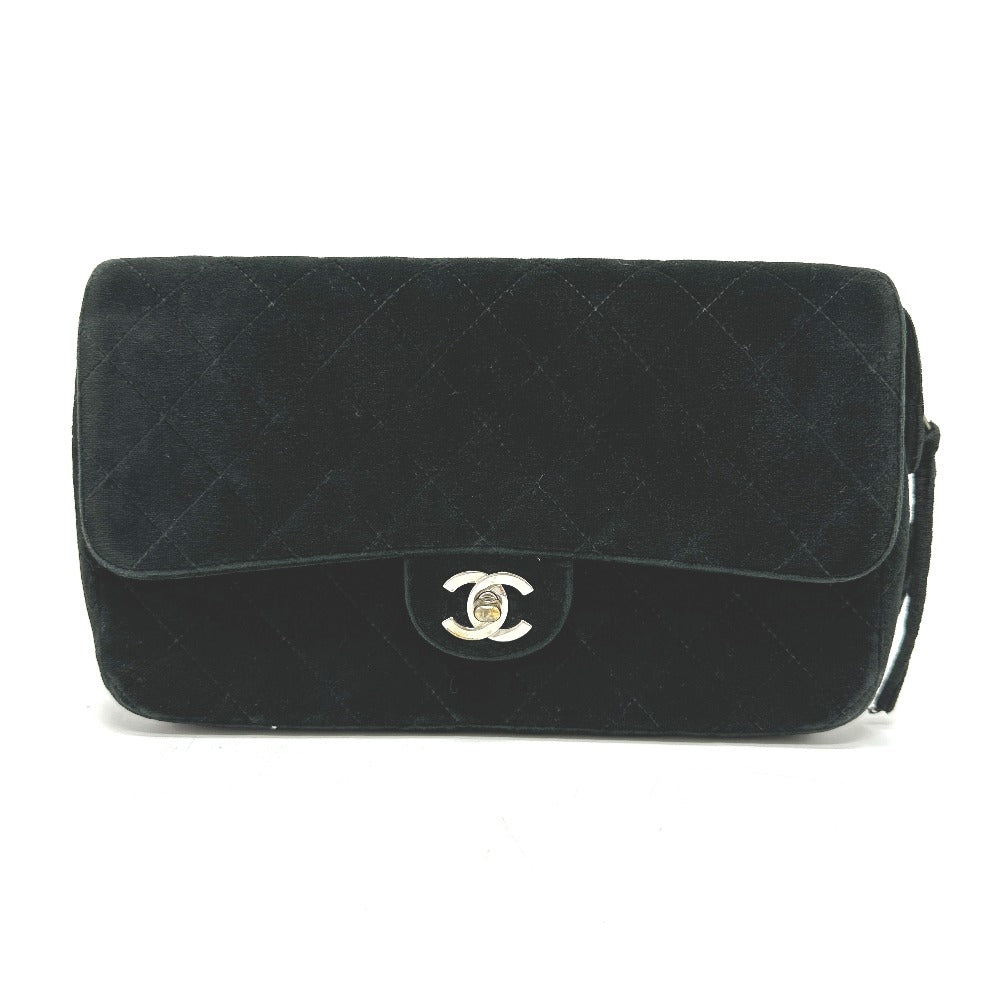 Chanel Backpack Velor Matrasse Backpack Black