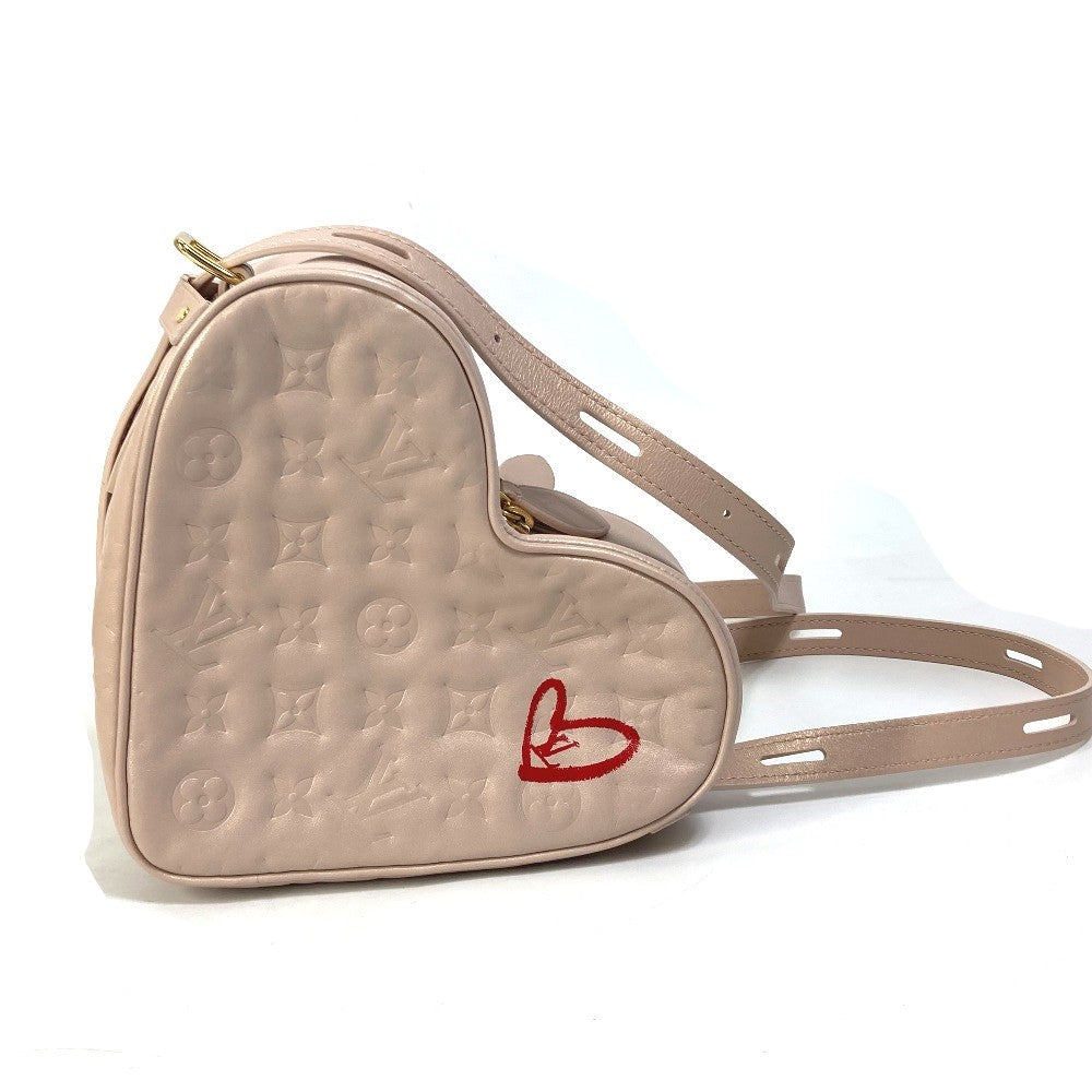 Louis Vuitton M58738 Sac Cool Fallen Love Monogram Leather Pink Shoulder Bag