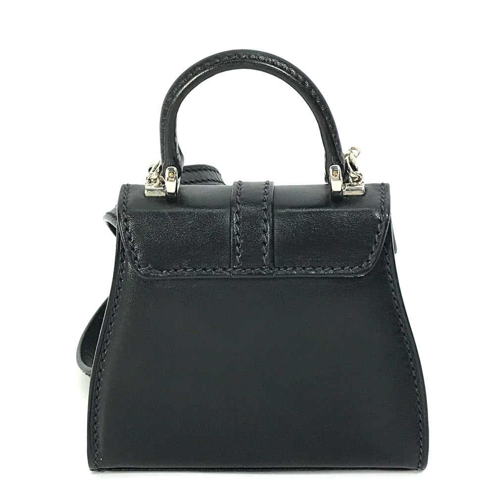 Gucci 007.090 Leather Black Mini Shoulder Bag