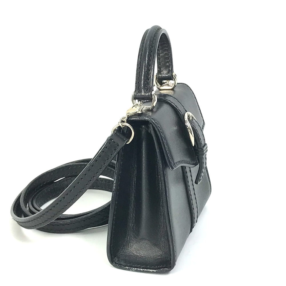 Gucci 007.090 Leather Black Mini Shoulder Bag