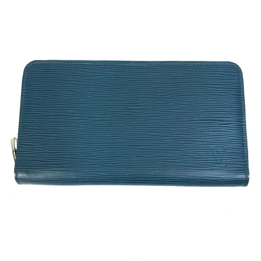 Louis Vuitton Long Purse M60619 Epi Leather Navy Wallet Case