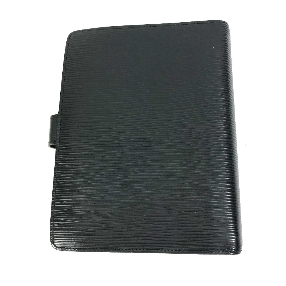 Louis Vuitton Notebook cover R20042 Epi Leather Black Handbag G 114