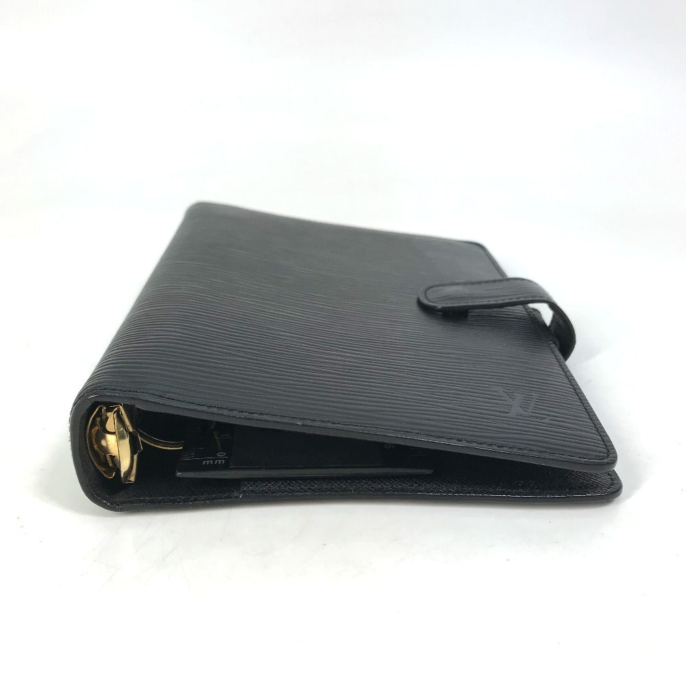 Louis Vuitton Notebook cover R20042 Epi Leather Black Handbag G 114