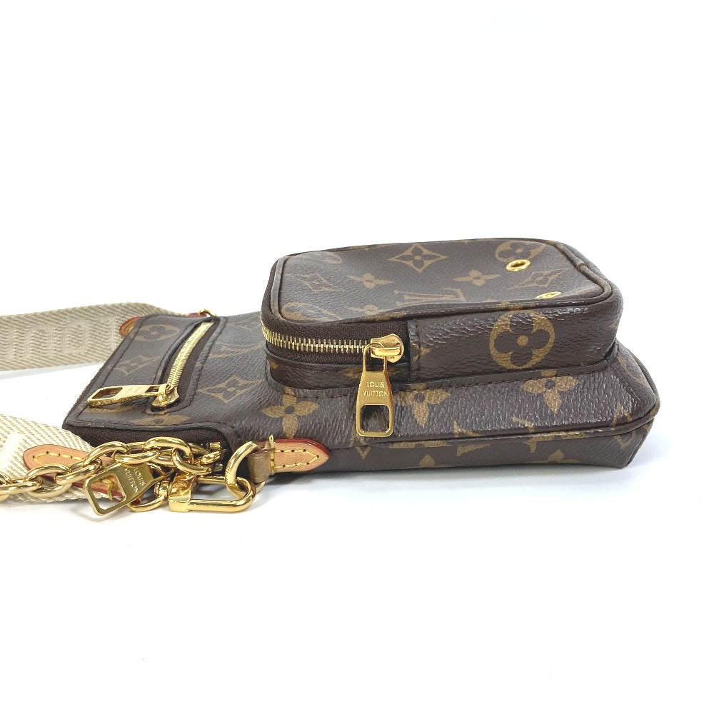Louis Vuitton M80746 Utility Monogram Canvas Brown Crossbody Bag