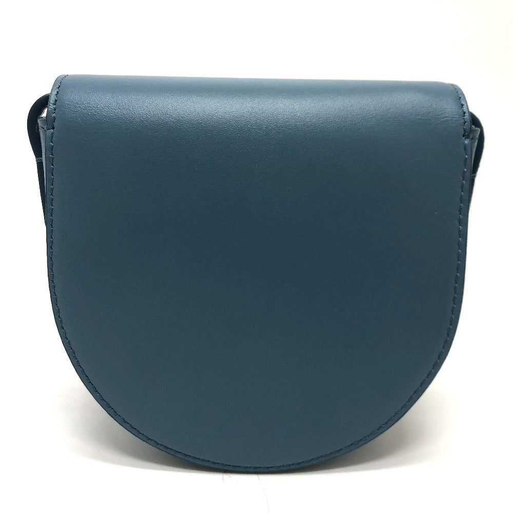 Shoulder Bag , Calf Triomphe Buzas Cuir Leather Blue