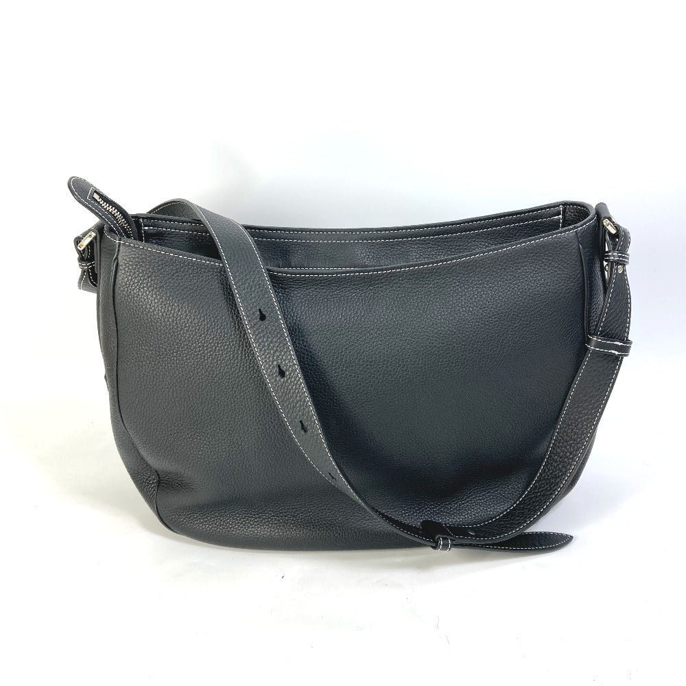 Dior Shoulder Bag Oblique Saddle Soft Bag Women Leather Black