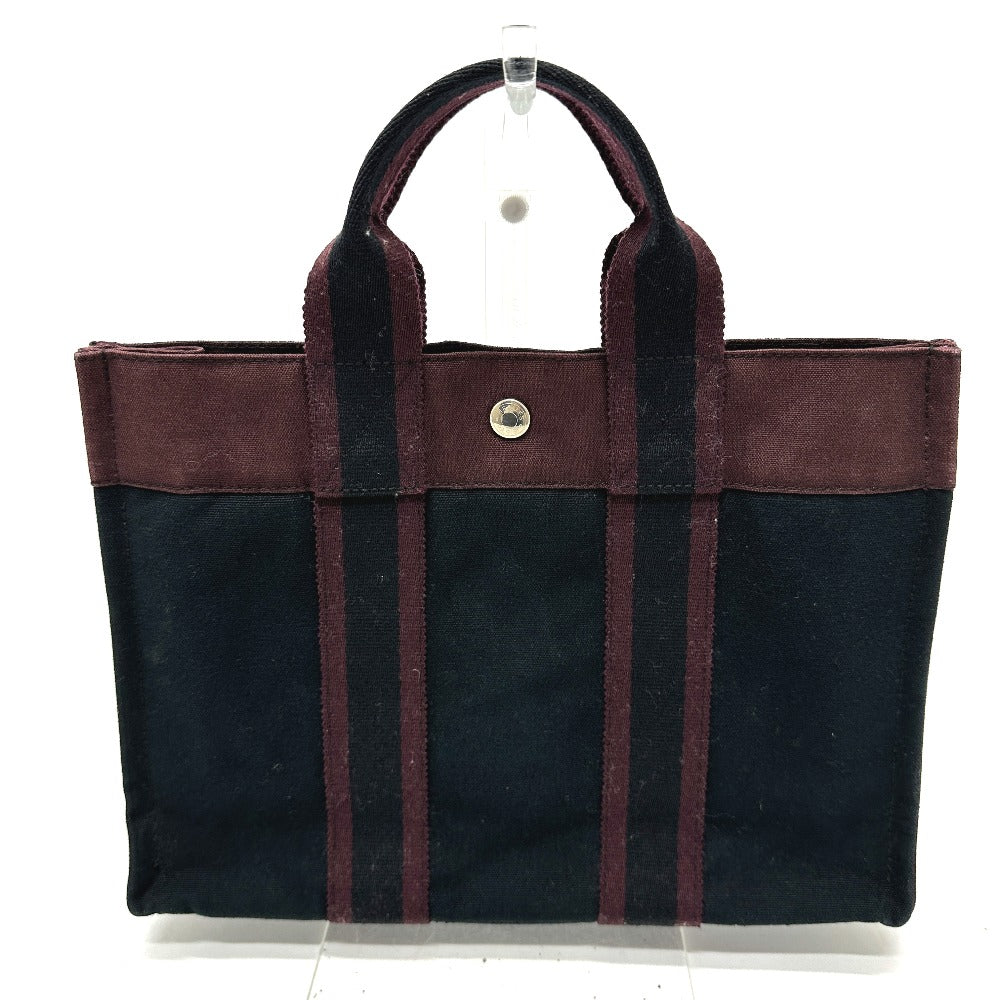 Hermes Handbag Fool Toepm Unisex Unisex Canvas Black Travel Bag G 231210 19