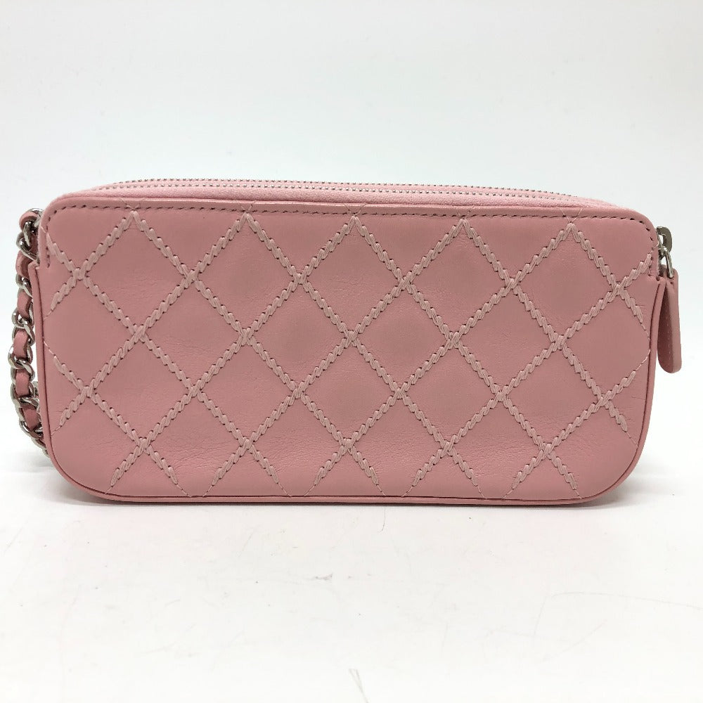 Chanel lambskin CC COCO Mark Matelasse Wild Pink Shoulder Bag