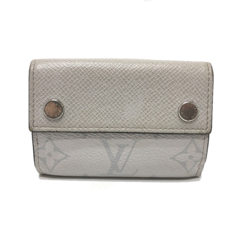 Louis Vuitton Trifold M67621 Tiger Lama This Monogram Canvas White Wallet Case