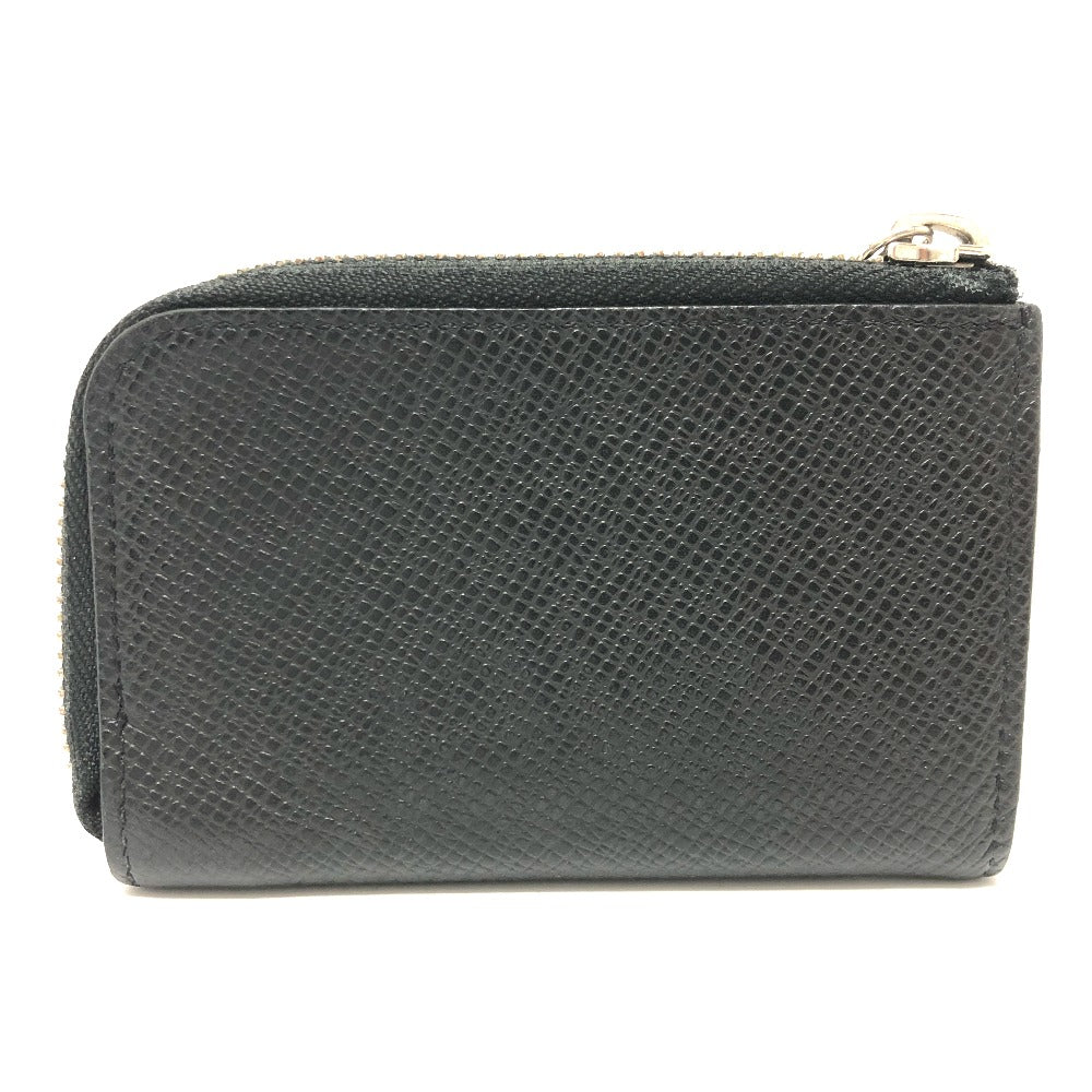 Louis Vuitton Coin M63375 Taiga Portonet Leather Black Handbag