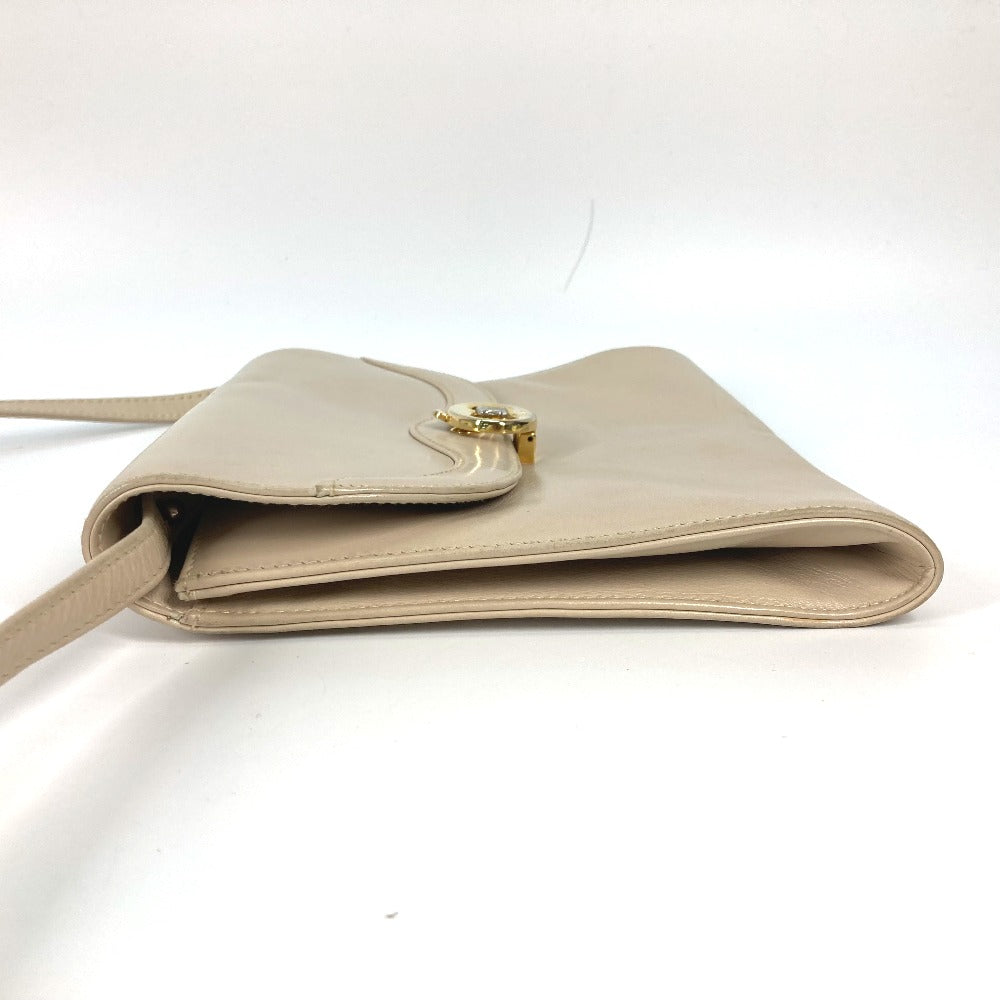 Shoulder Bag Pochette Bag Crossbody Triomphe Women Leather Beige Crossbody Bag