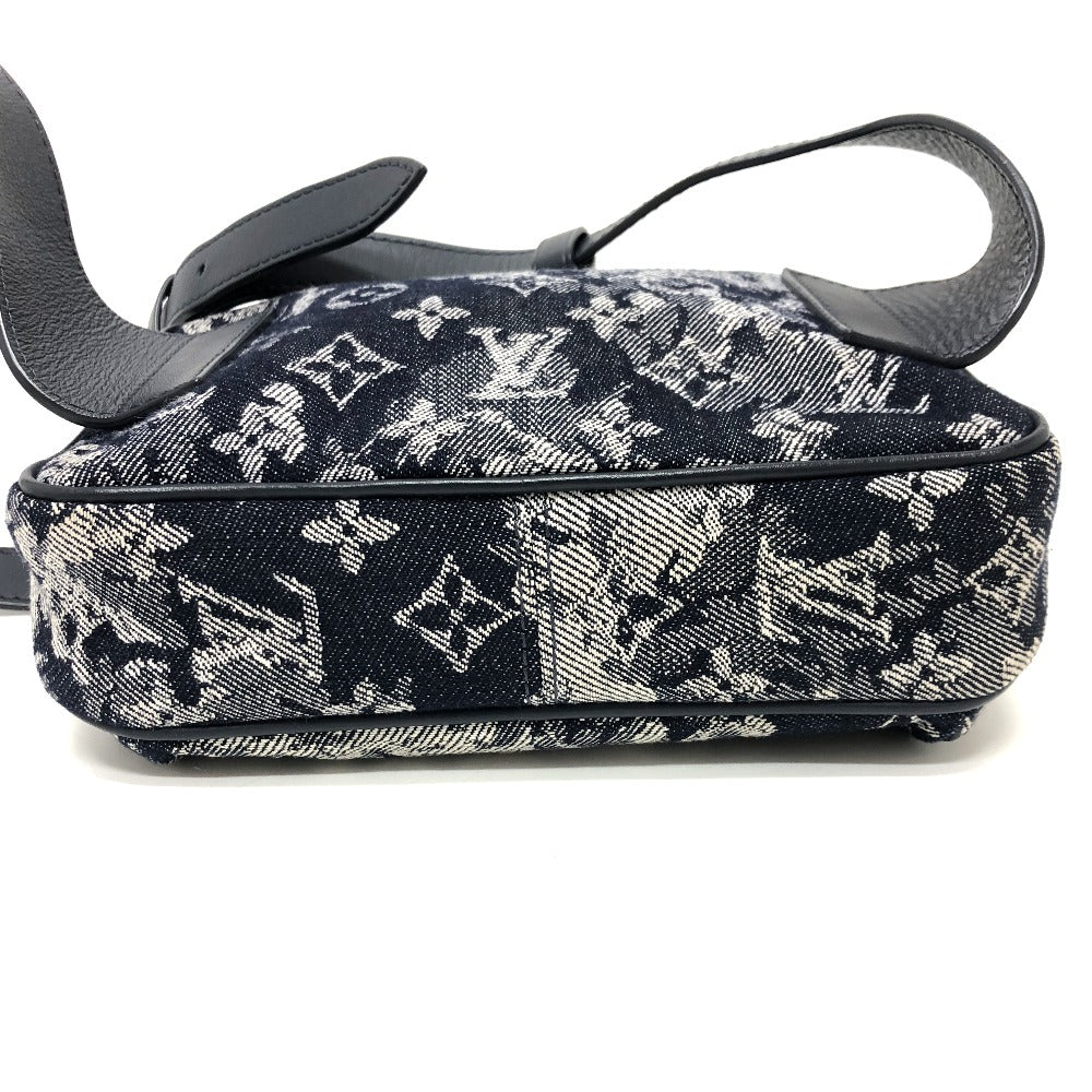 Louis Vuitton Sling M57281 tapestry Bum back Monogram Canvas Navy Crossbody Bag