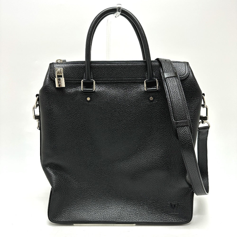 Louis Vuitton M94476 Taurillon Clemence Greenwich Leather Black Tote Bag