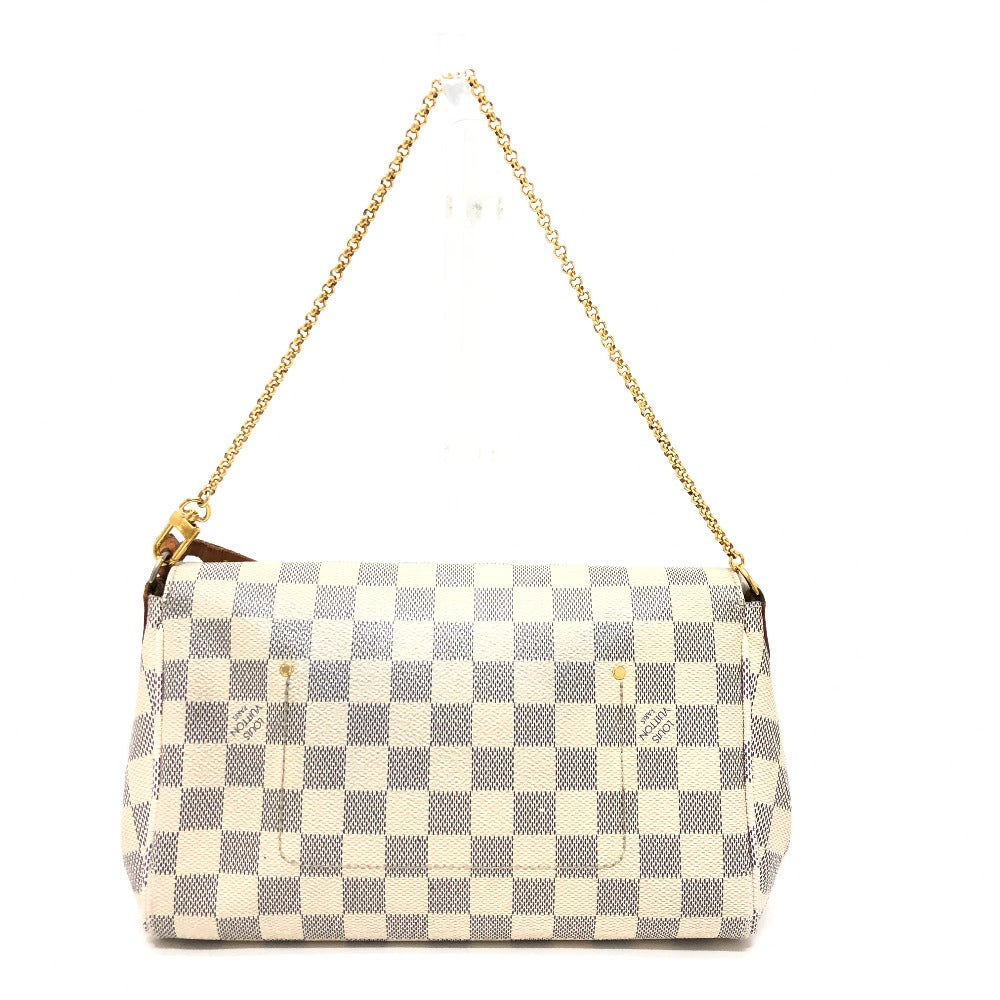 Louis Vuitton N41275 Damier Azur Damier Azur Canvas White Shoulder Bag
