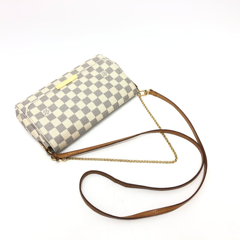 Louis Vuitton N41275 Damier Azur Damier Azur Canvas White Shoulder Bag