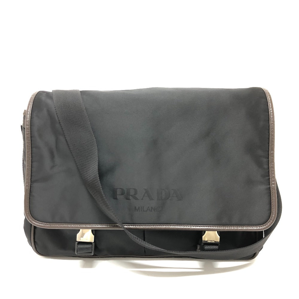 Shoulder Bag Messenger Bag Mens Nylon Black